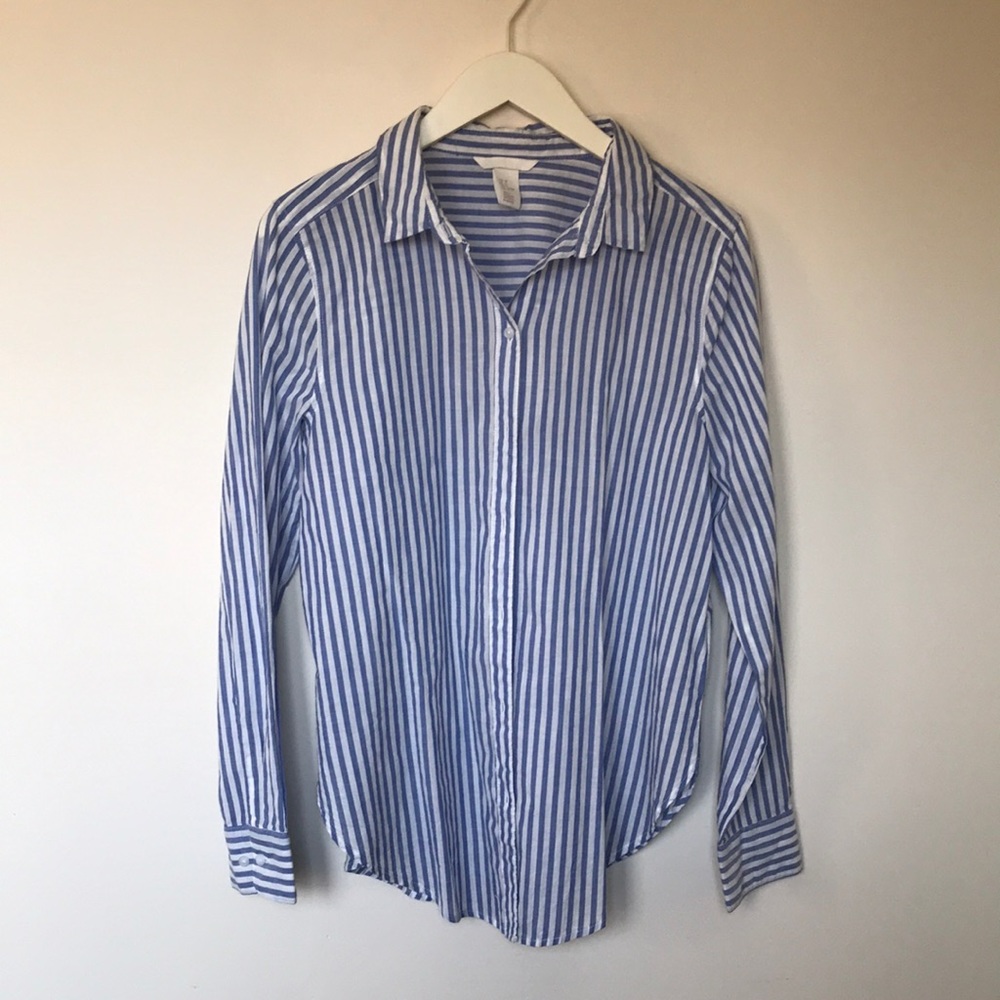 Striped Button Down Shirt
